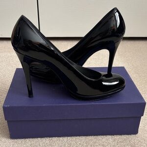 Black Patent Leather Heels